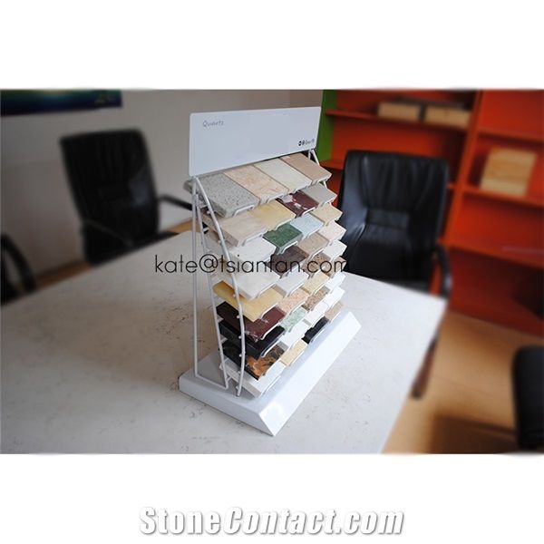 Artficial Stone Countertop Display Rack Stand