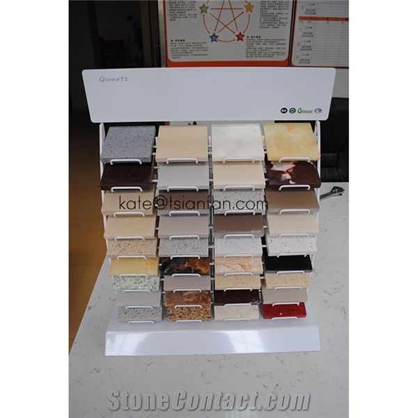 Artficial Stone Countertop Display Rack Stand