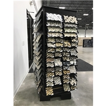 Bespoke Four Sides Mosaic Tile Display Stand Rack