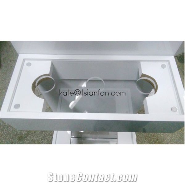 Customized Sanitary Faucet Showroom Display Stand