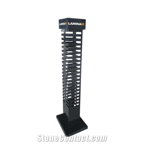 Marble and Granite Stone Display Tower Rack