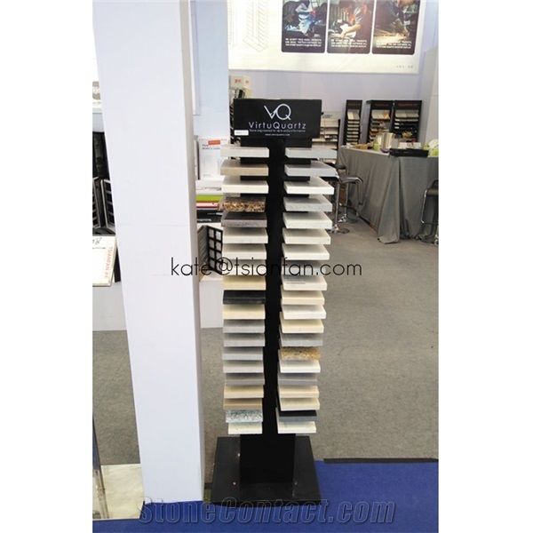 Marble and Granite Stone Display Tower Rack