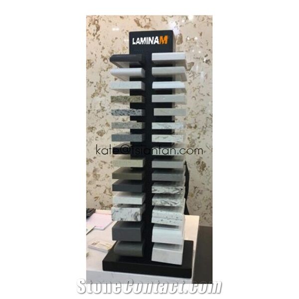 Marble and Granite Stone Display Tower Rack