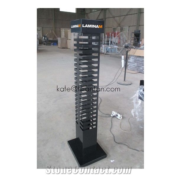 Marble and Granite Stone Display Tower Rack