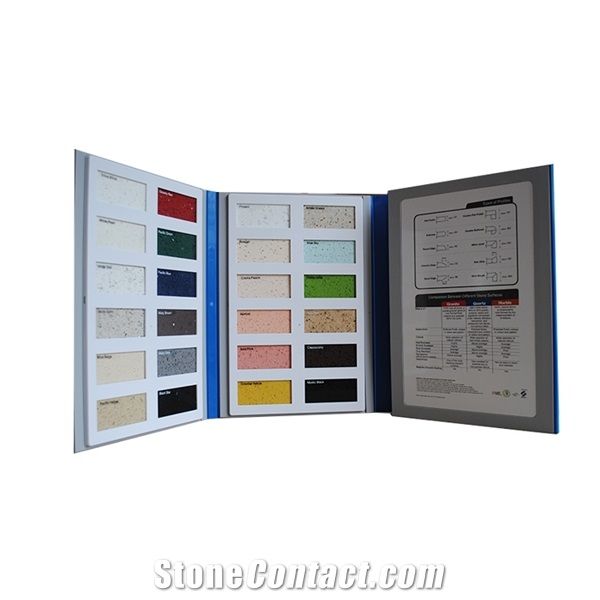 Plastic Quartz Sample Folder for Tile