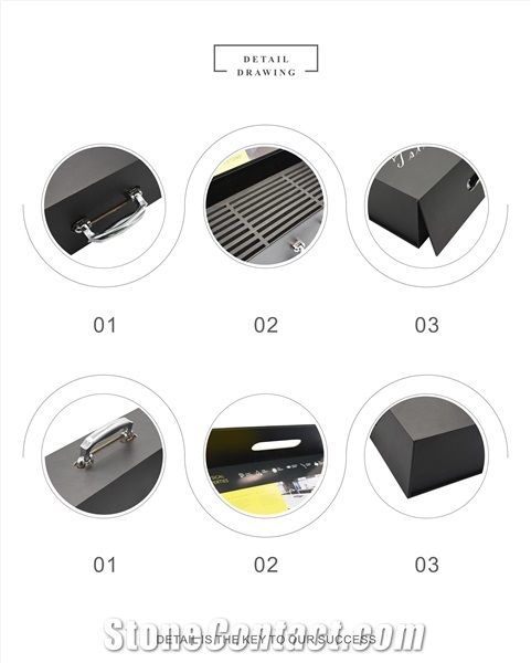 Quartz Stone Marble Granite Sample Case Box