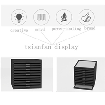 Sliding Tiles Display Rack for Ceramic Marble