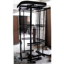 Spin Metal Granite And Marble Stone Slab Tile Display Stand