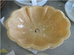 China Honey Onyx Bathroom Sinks, Onyx Wash Basins