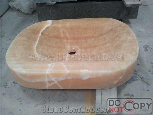 China Honey Onyx Sink Wash Basin