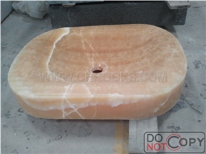 China Honey Onyx Sink Wash Basin