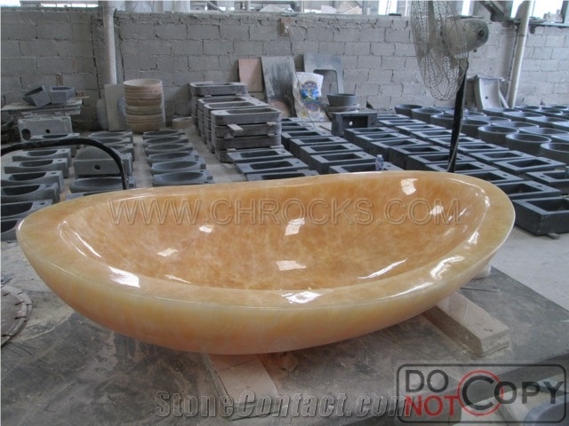 Honey Onyx Vessel Sinks,Honey Onyx Art Bath Basins
