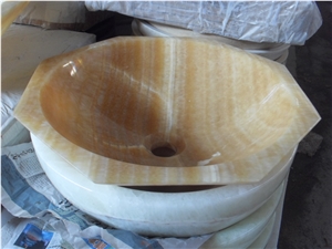 Honey Onyx Wash Basin,Onyx Sink