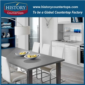 Grey Quartz Ice Age Polished Countertops
