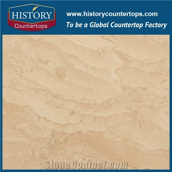 Oman Beige Marble Customized Countertops Aprtament
