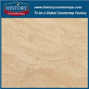 Oman Beige Marble Customized Countertops Aprtament