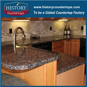 Polishing Sapphire Blue Granite Custom Tops