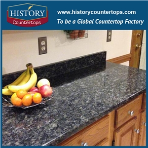 Polishing Sapphire Blue Granite Custom Tops