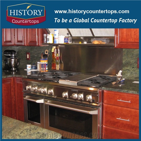 Tropical Green Verde Kerala Granite Countertops