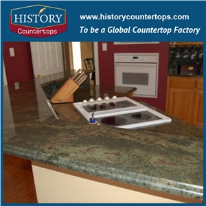 Tropical Green Verde Kerala Granite Countertops