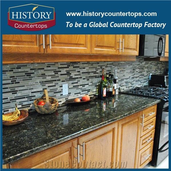 Verde Butterfly Green Granite Countertops