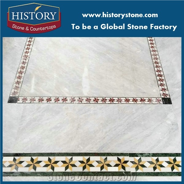 Waterjet Marble Flooring Border Pattern