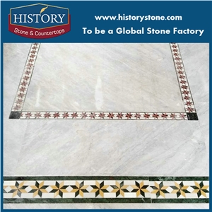 Waterjet Marble Flooring Border Pattern