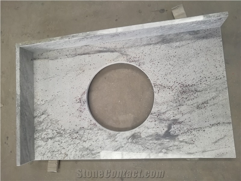 White Granite River White Countertop