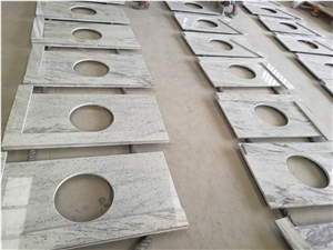 White Granite River White Countertop
