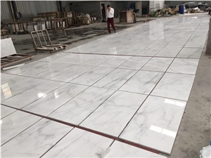 A Grade Polished Oriental White Marble Tiles