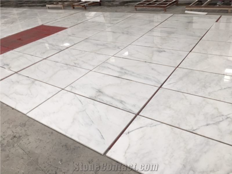 A Grade Polished Oriental White Marble Tiles