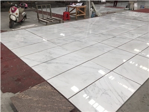 A Grade Polished Oriental White Marble Tiles