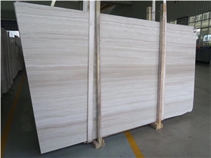 Chinese Serpeggiante White Wood Grain Marble Slabs Chinese Serpeggiante White Wood Grain Marble Slabs