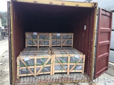 G654 Granite Slabs/Sesame Grey/Dark Grey