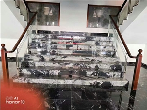 Galaxy Black Granite for Countertop/Tiles