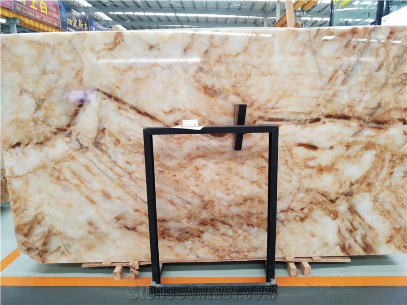 Golden Yellow Onyx Backlighting Wall Panel