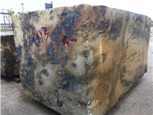 Natural Quartzite Drama Purple Book Match Stone