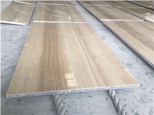 Italy Wooden Marble with Granite Composite Panels