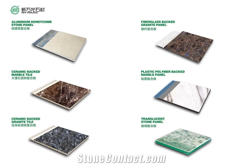 Italy Wooden Marble with Granite Composite Panels