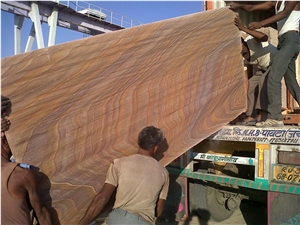 Rainbow Sandstone Slabs, Tiles
