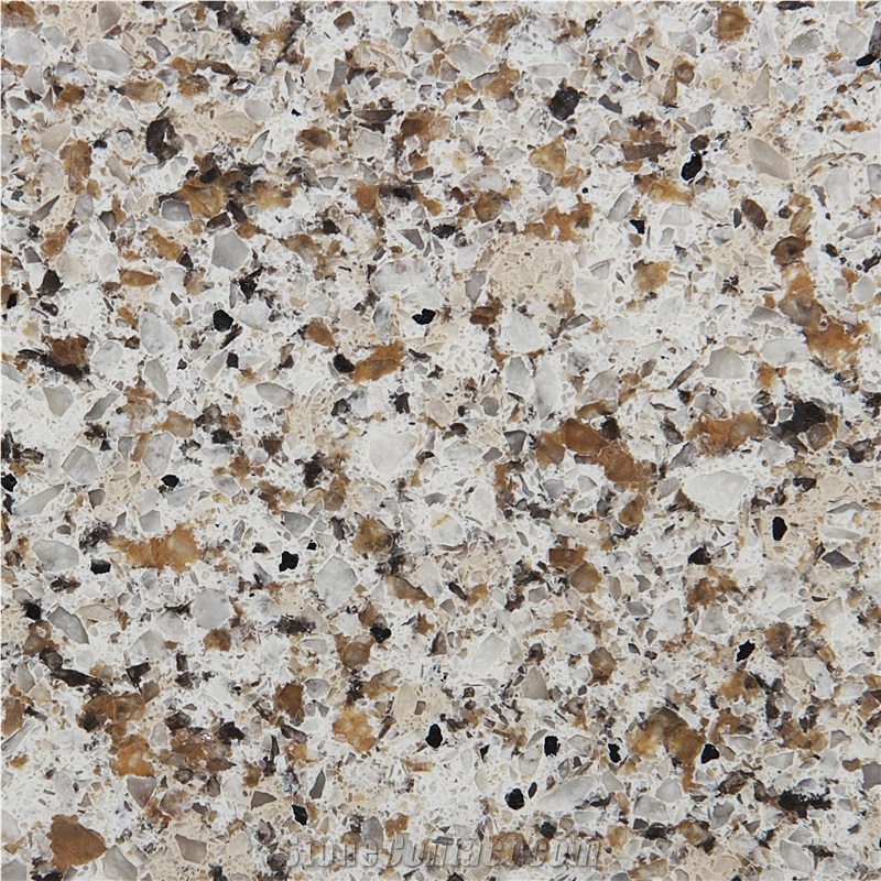 China Artificial Burton Cream Engineered Quartz Stone Slabs & Tiles