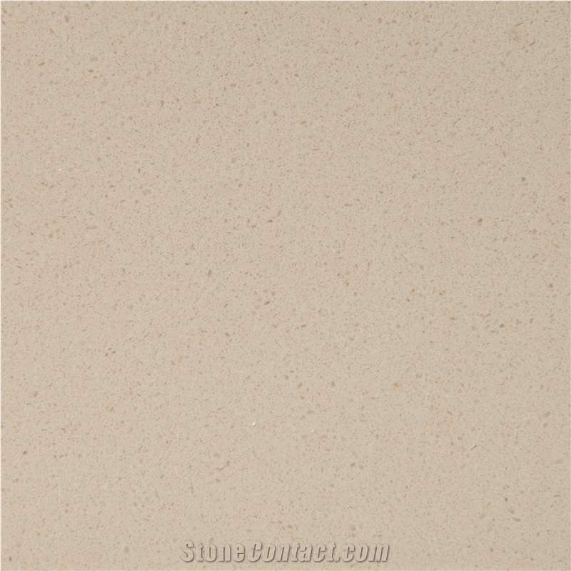 China Artificial Haiku Beige Engineered Quartz Stone Slabs & Tiles