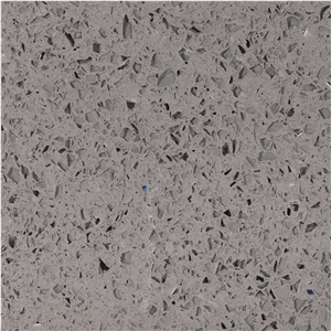 Grey Galaxy Engineered Quartz Stone Kitchen Countertops & Worktops