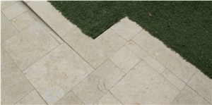 Aswan Limestone Laid in French Pattern