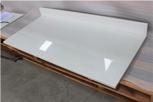 Craystal White China Cheap Quartz Table Tops