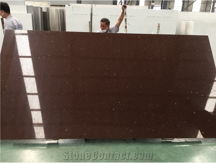 Artificial Quartz Slab Material for Countertop