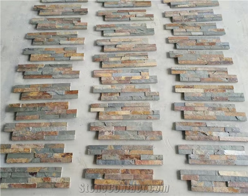 China Rusty Slate Culture Stone Ledgestone Cladding