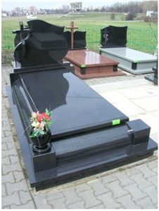 Natural Granite Head Carved Heandstone