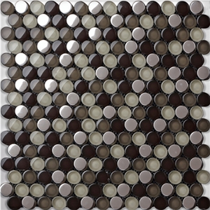 Fargo Popular Glass Mosaic ,Wall and Floor Mosaic ,Mosaic Design