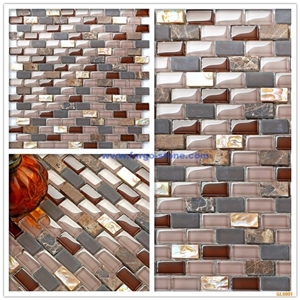 Fargp Popular Glass Mosaics,Metal Mosaics, Wall and Floor Mosaics